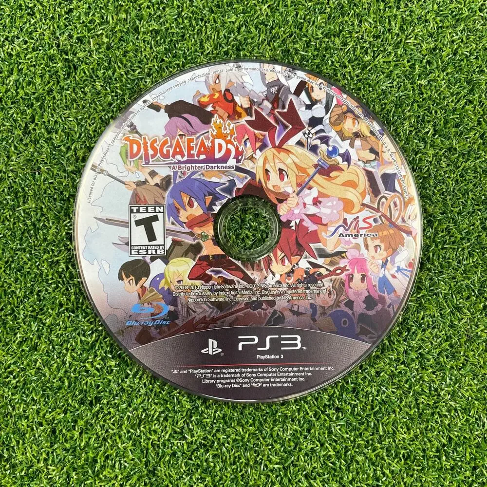 Disgaea D2: A Brighter Darkness (Sony PlayStation 3) PS3 Disc Only Working